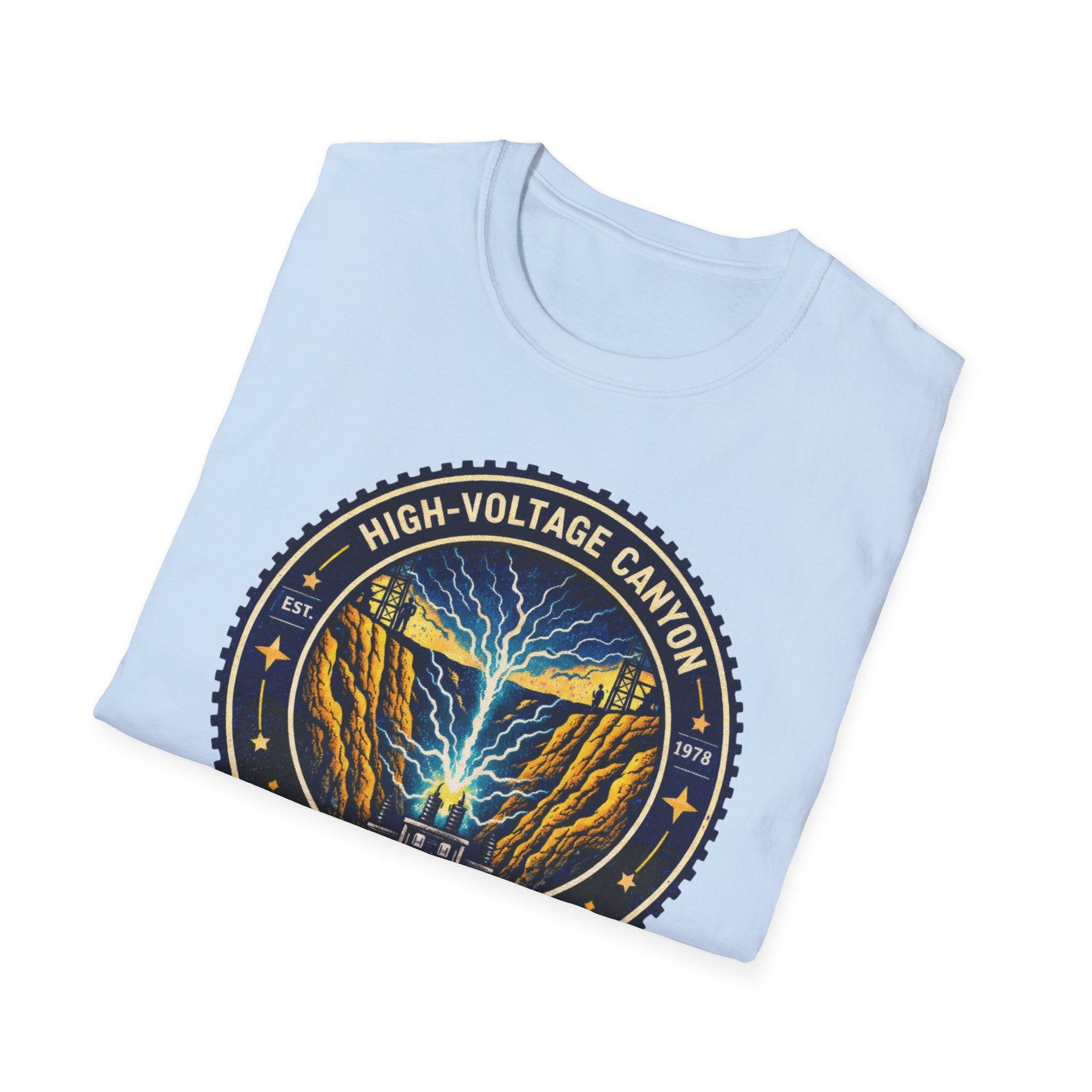 High Volgage Canyon Lineman Approved Black T-Shirt