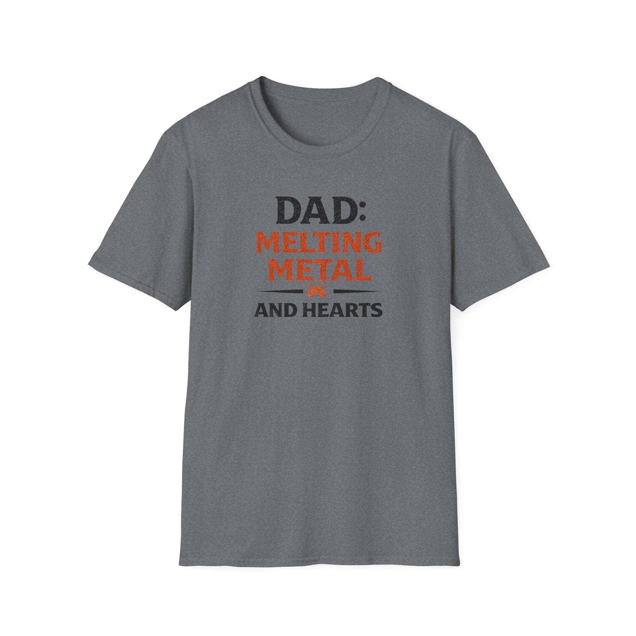 Dad Melting Metal And Hearts T-Shirt