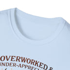 Overworked & Under-Appreciated Heart And Bulb II T-Shirt