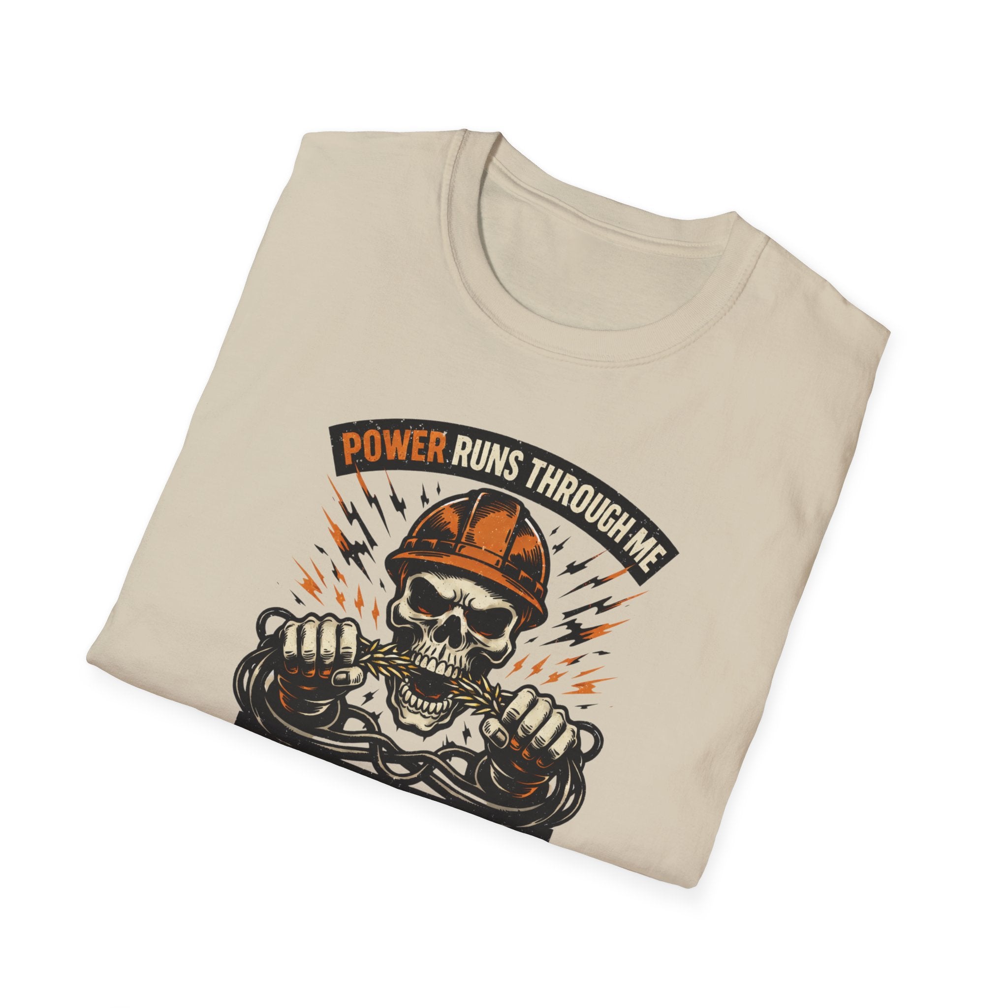 Power Runs Through Me Electrician T-Shirt