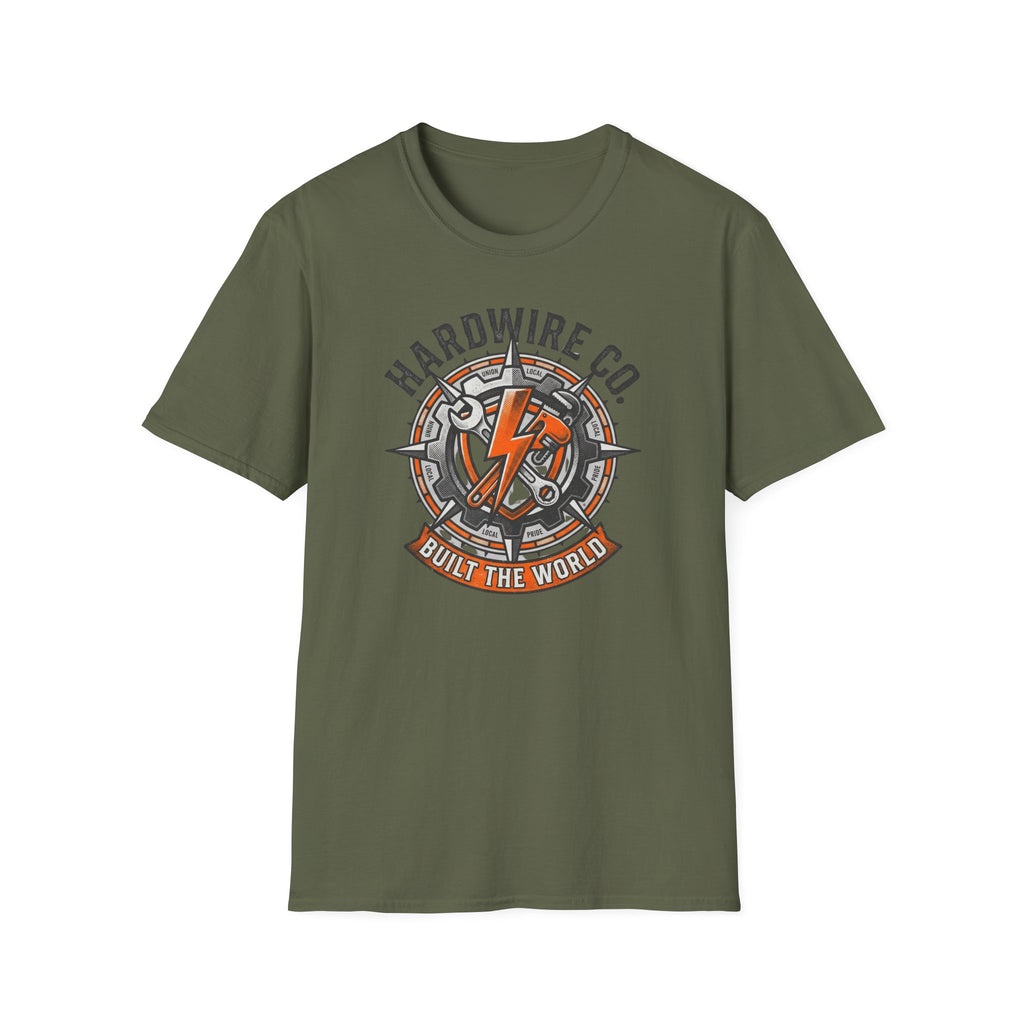 Hardwire Co. Built The World Union Pride T-Shirt