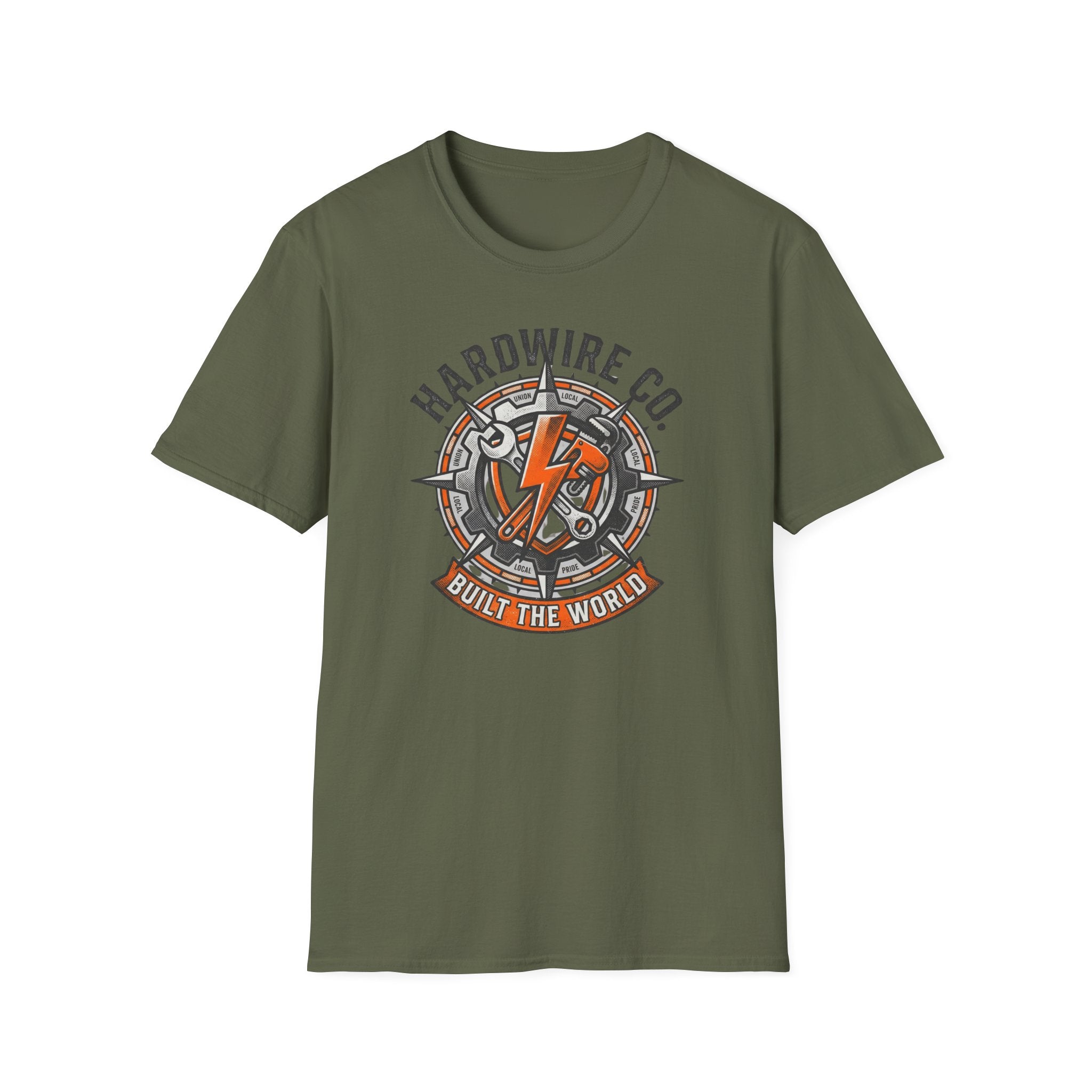 Hardwire Co. Built The World Union Pride T-Shirt