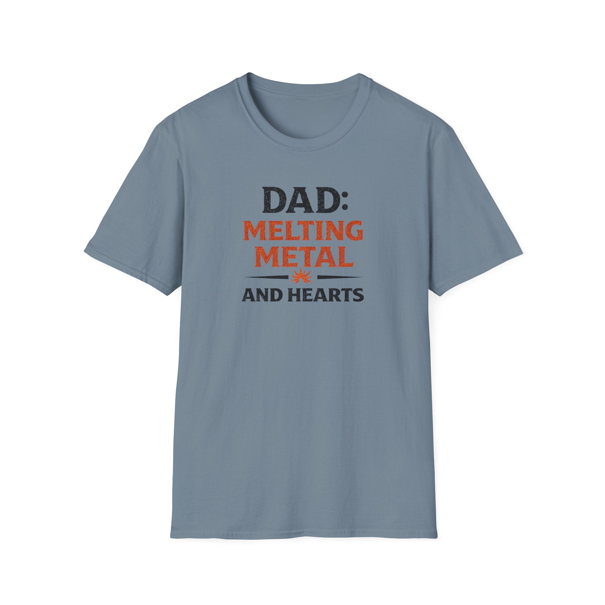 Dad Melting Metal And Hearts T-Shirt