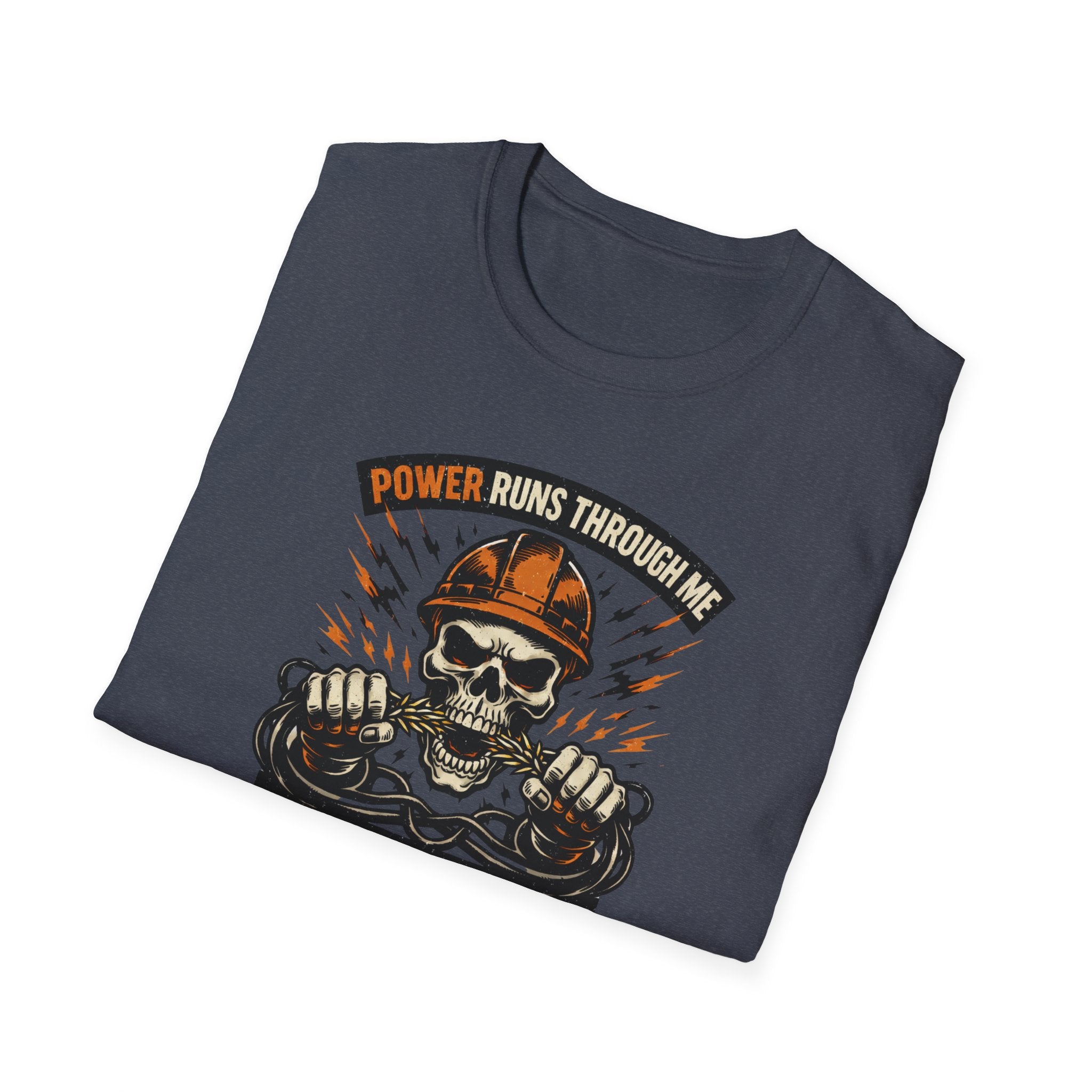 Power Runs Through Me Electrician T-Shirt