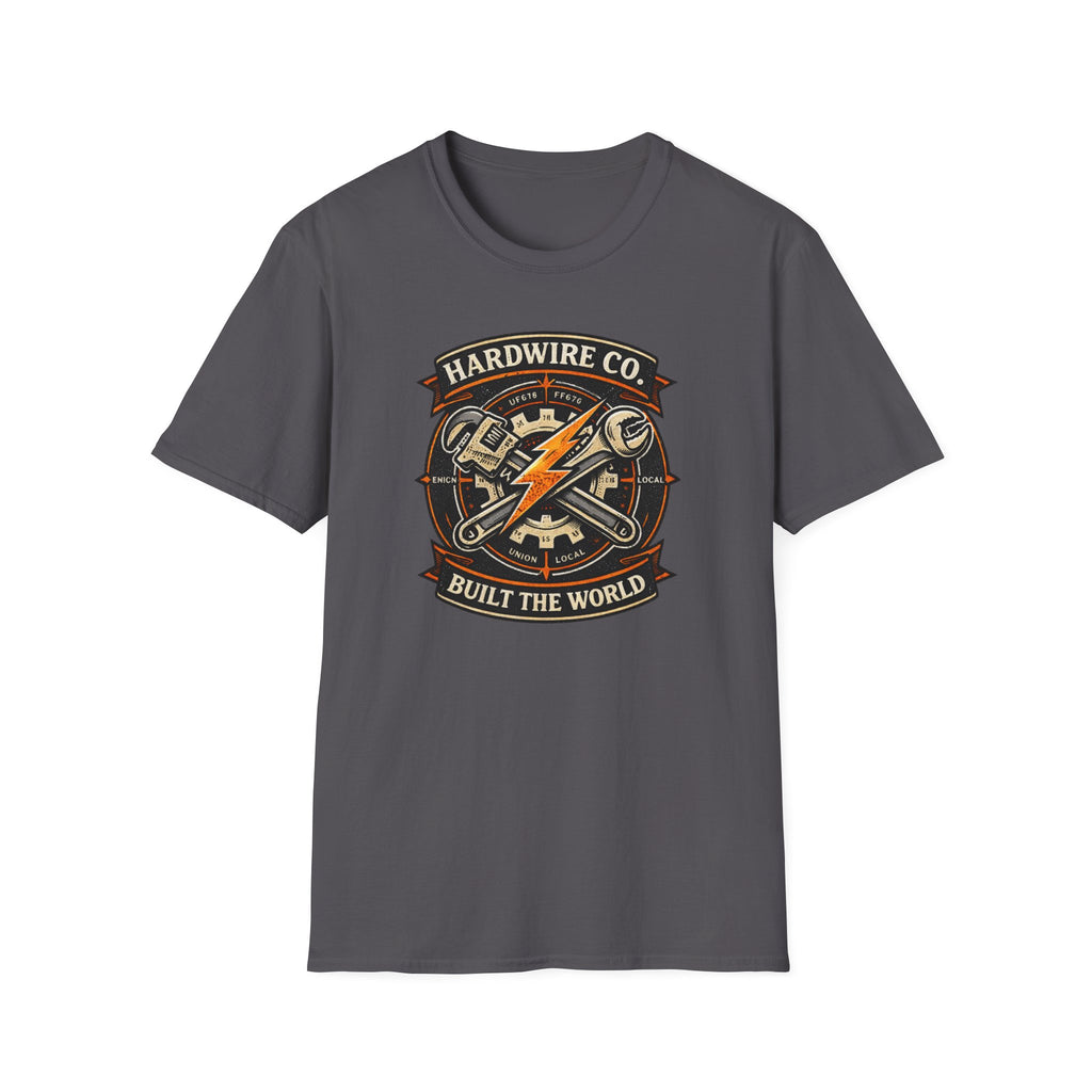 Hardwire Co. Built The World Union UF676 T-Shirt