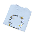 Problem Fail Fix Done T-Shirt