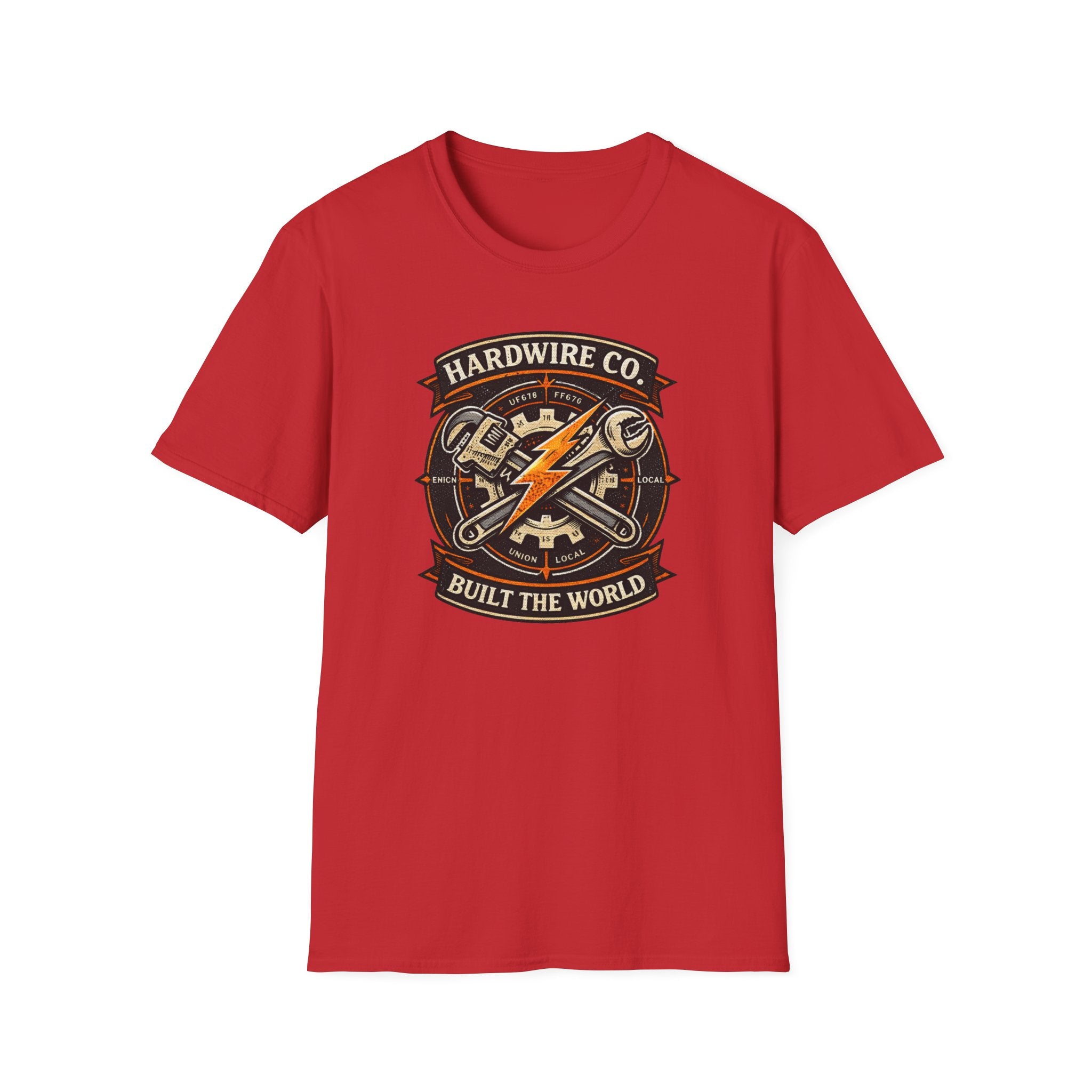 Hardwire Co. Built The World Union UF676 T-Shirt