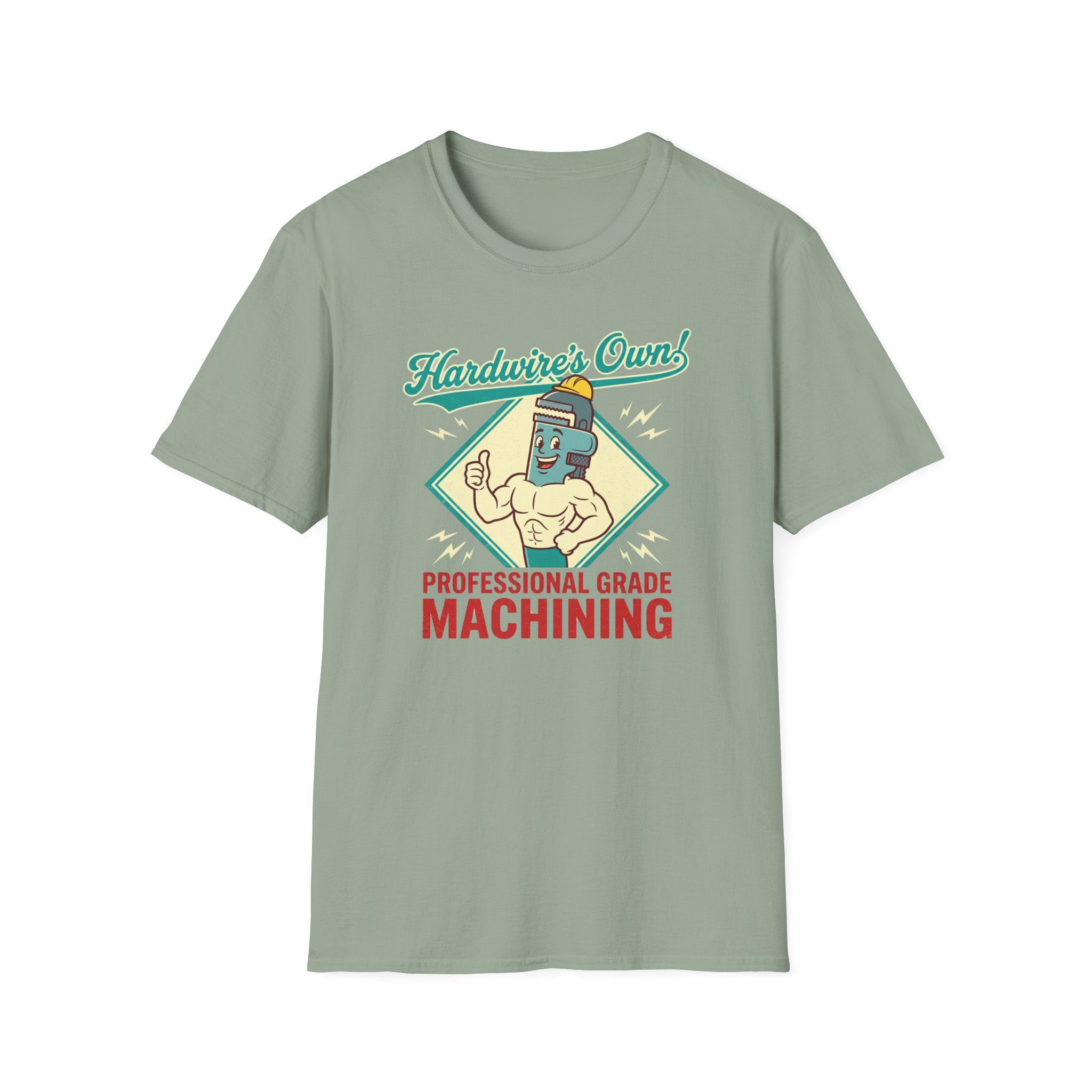Hardwire's Own Professional Grade Machining Muscle Wrench T-Shirt