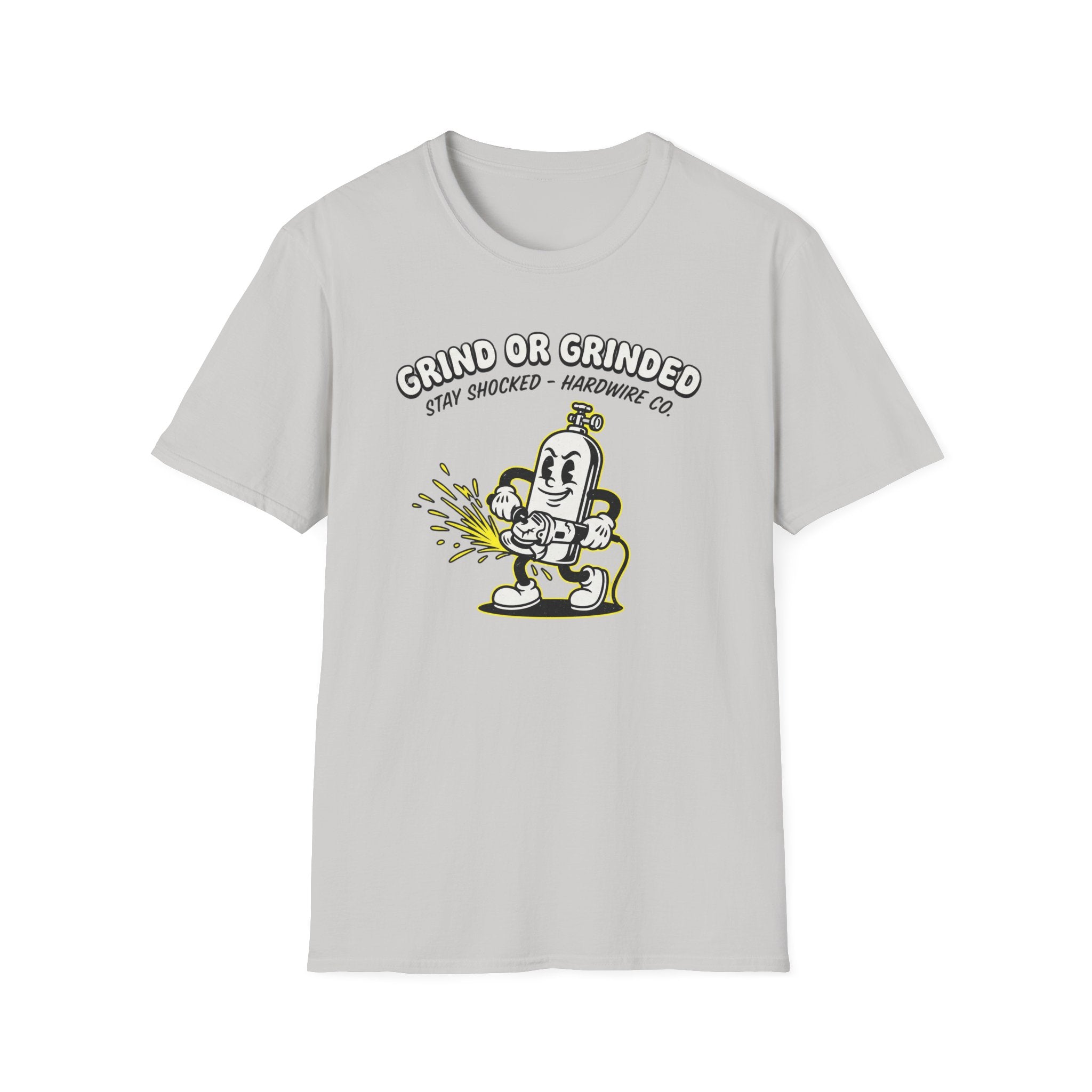 Grind Or Grinded Stay Shocked Air Bottle T-Shirt