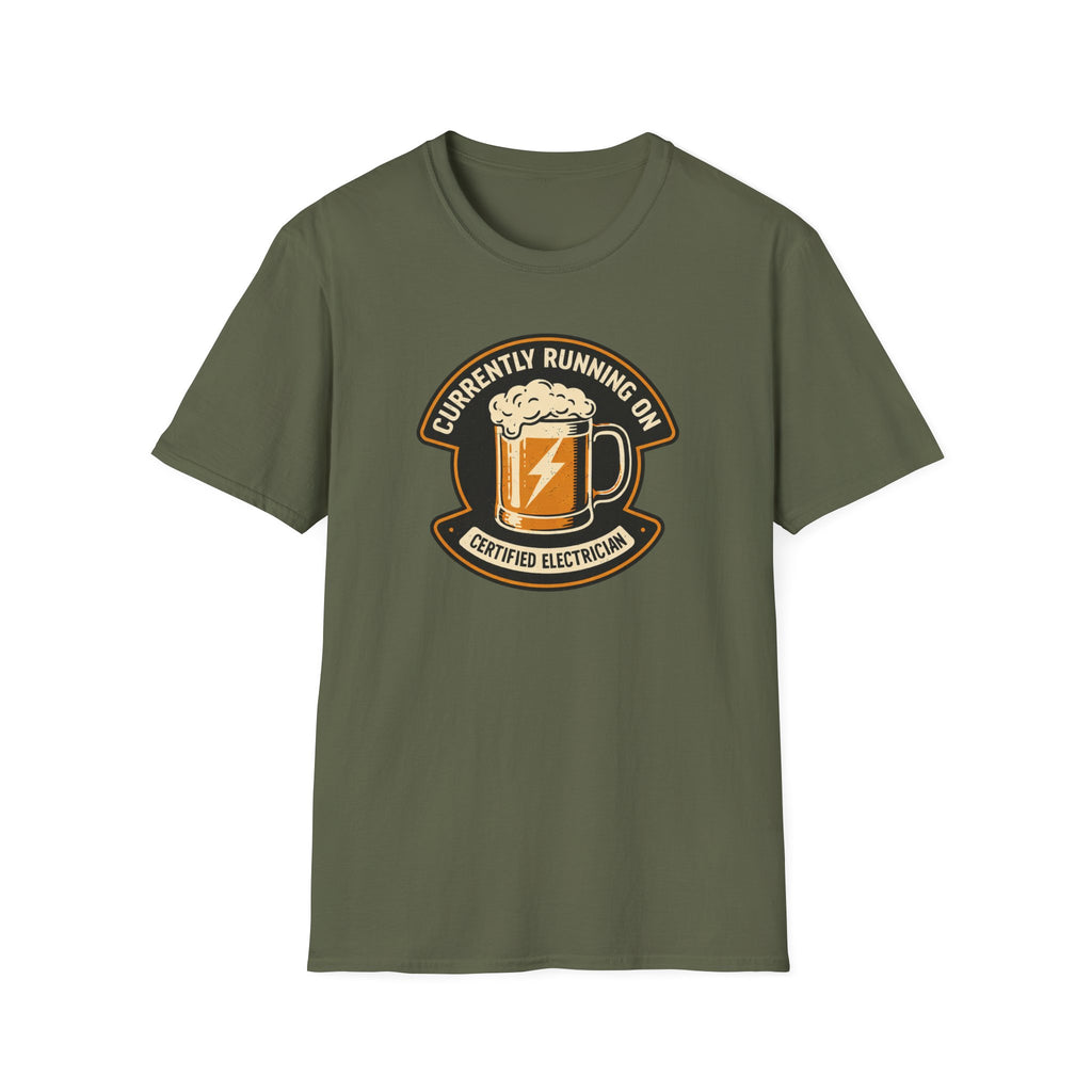 Currently Running On Beer T-Shirt