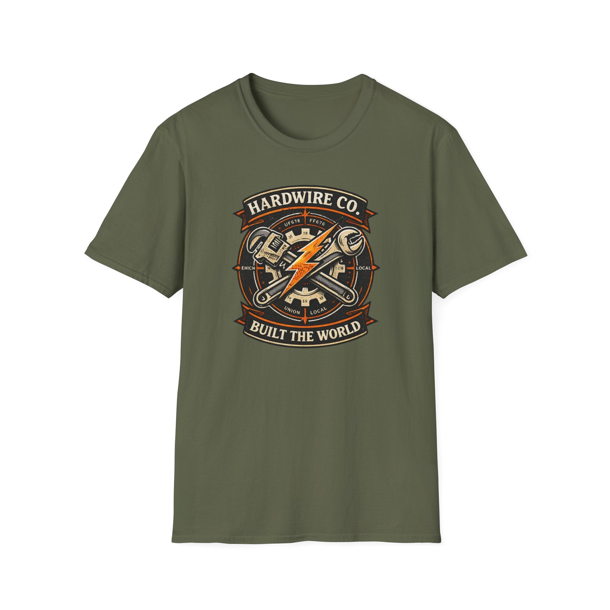 Hardwire Co. Built The World Union UF676 T-Shirt