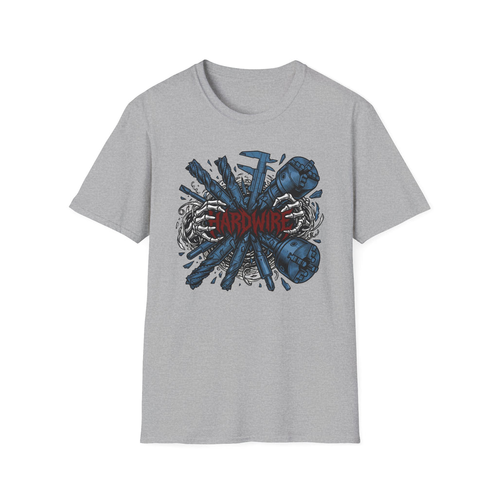 Hardwire Skeleton Hands Machining T-Shirt