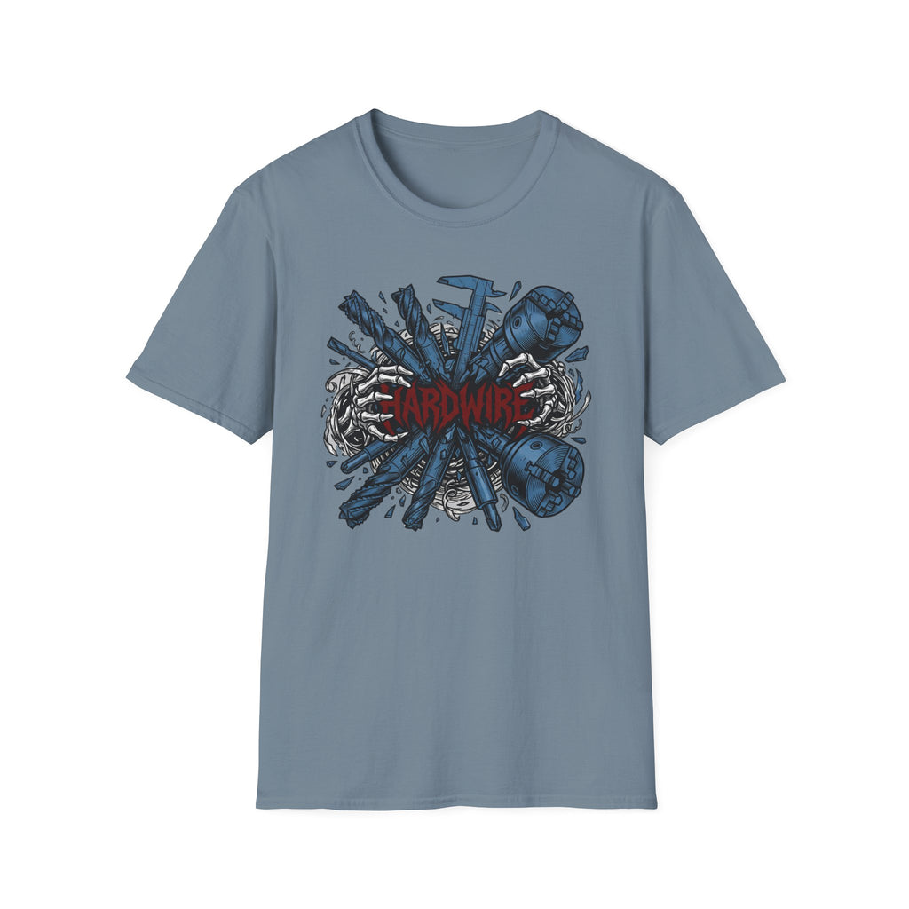 Hardwire Skeleton Hands Machining T-Shirt