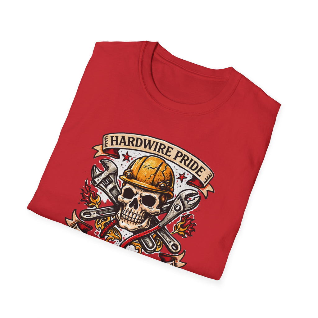 Hardwire Pride Built The World Skully II T-Shirt