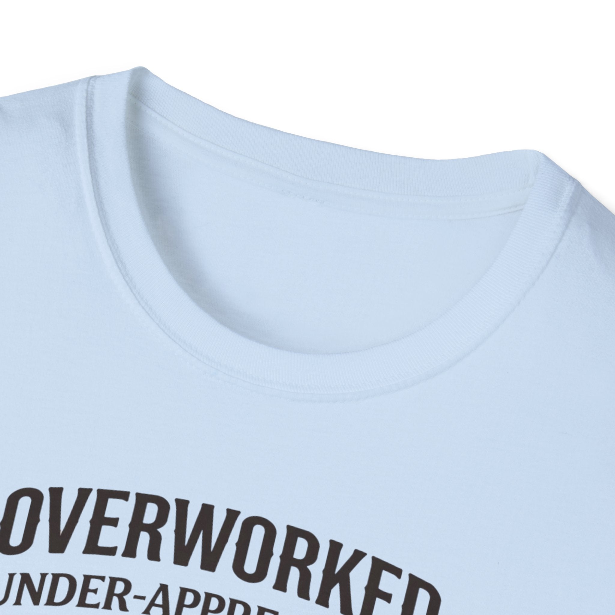 Overworked & Under-Appreciated Heart And Lightbulb I T-Shirt