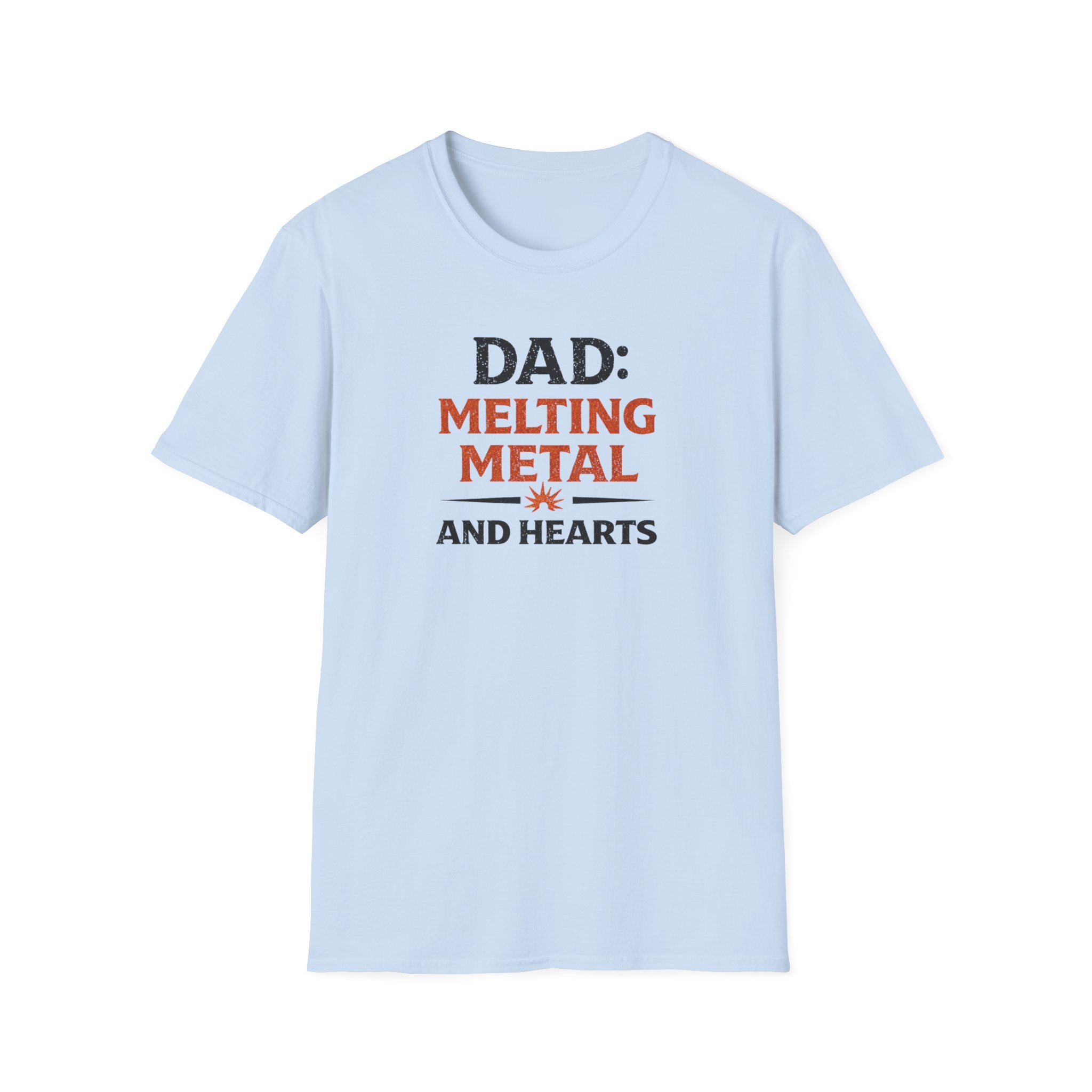 Dad Melting Metal And Hearts T-Shirt