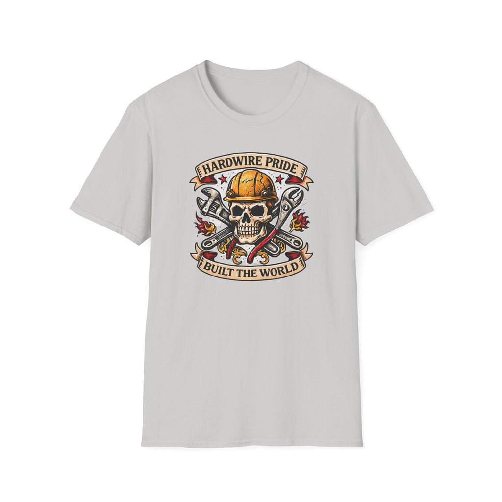 Hardwire Pride Built The World Skully II T-Shirt