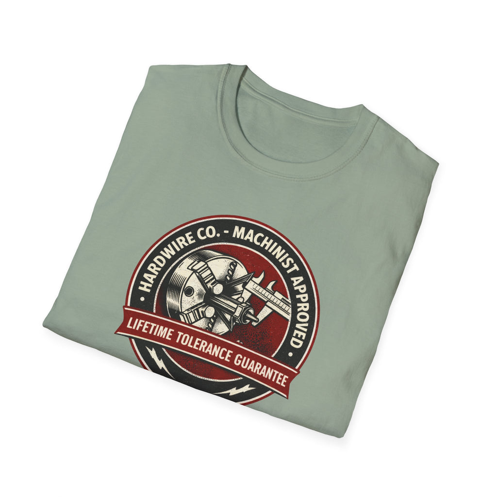Hardwire Co. Machinist Approved Lifetime Tolerance Guaranteed I T-Shirt