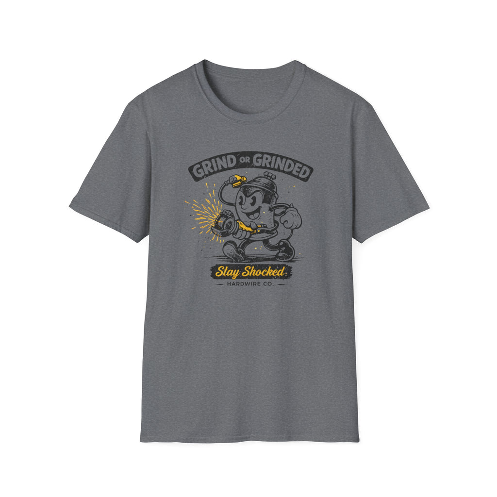 Grind Or Grinded Stay Shocked Spray Can T-Shirt