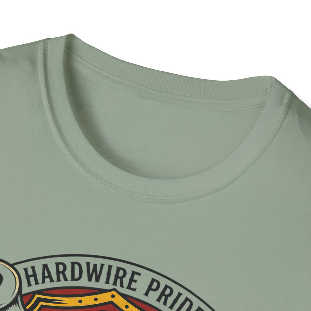 Hardwire Pride Built The World Skully I T-Shirt