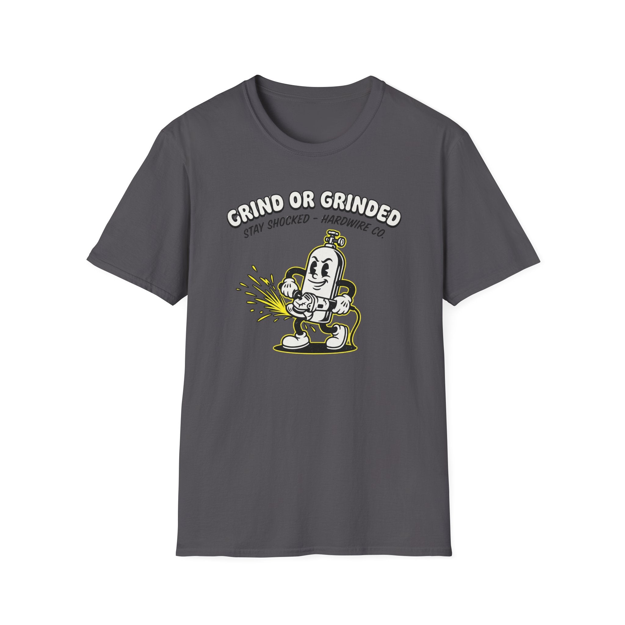 Grind Or Grinded Stay Shocked Air Bottle T-Shirt