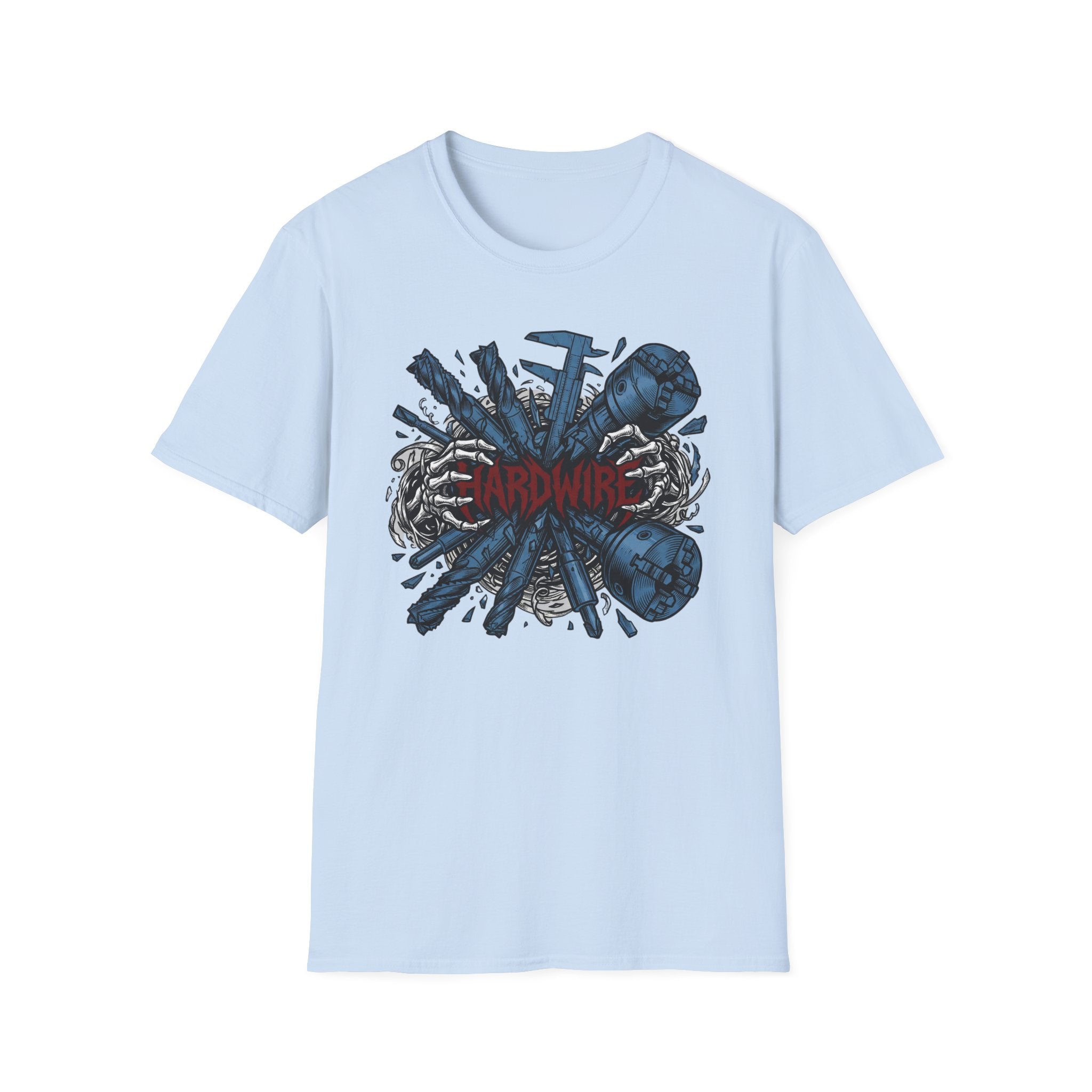 Hardwire Skeleton Hands Machining T-Shirt