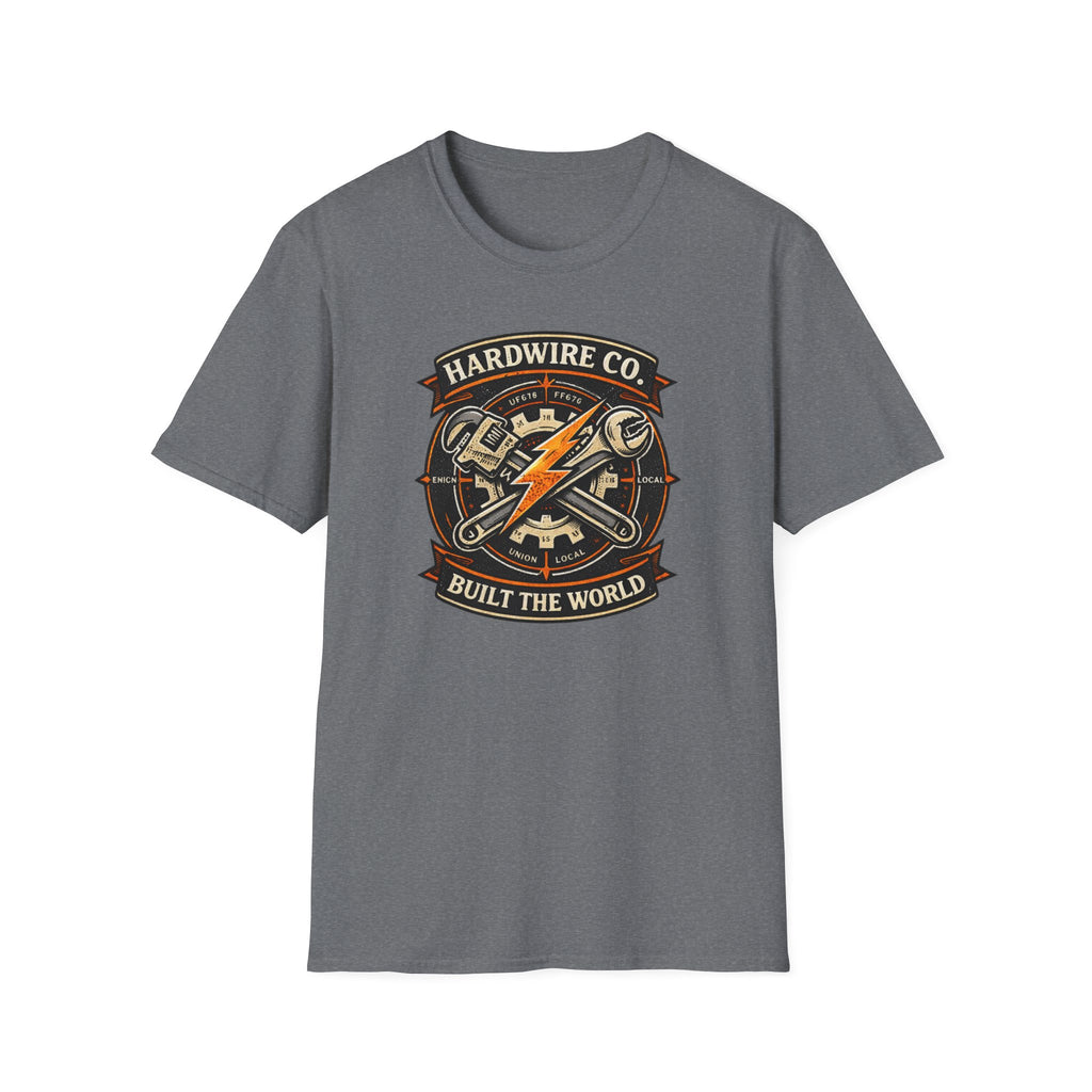 Hardwire Co. Built The World Union UF676 T-Shirt