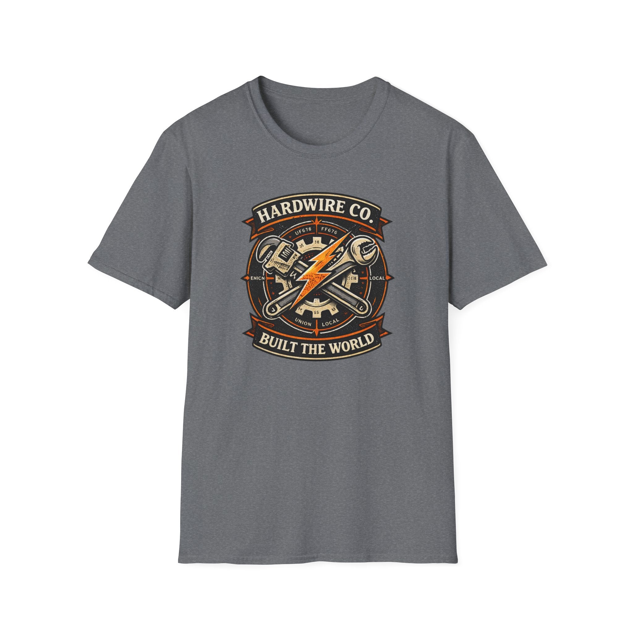Hardwire Co. Built The World Union UF676 T-Shirt