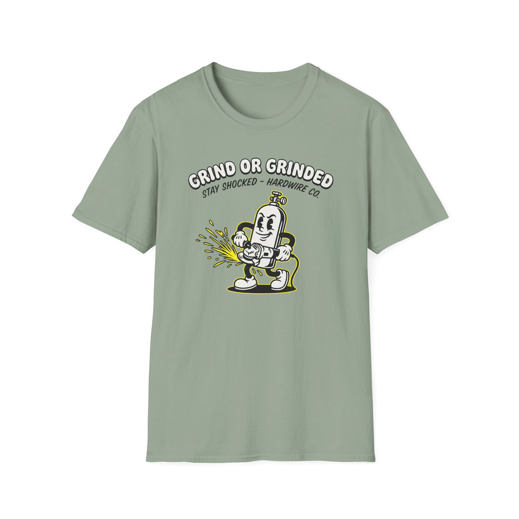 Grind Or Grinded Stay Shocked Air Bottle T-Shirt