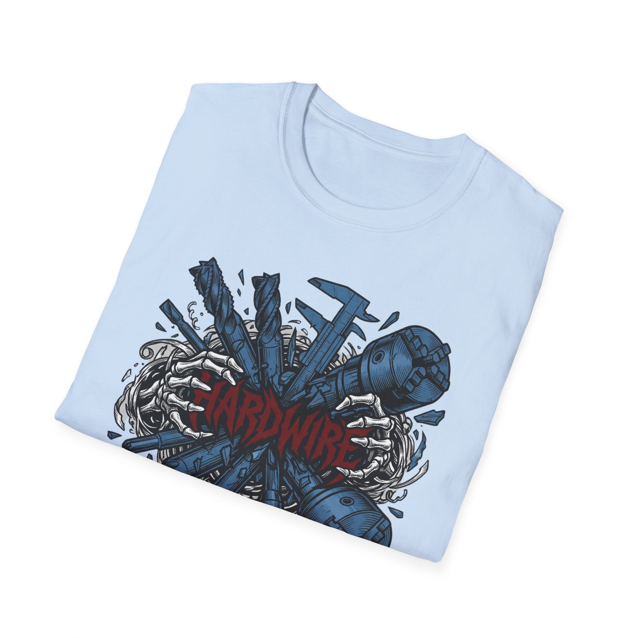 Hardwire Skeleton Hands Machining T-Shirt