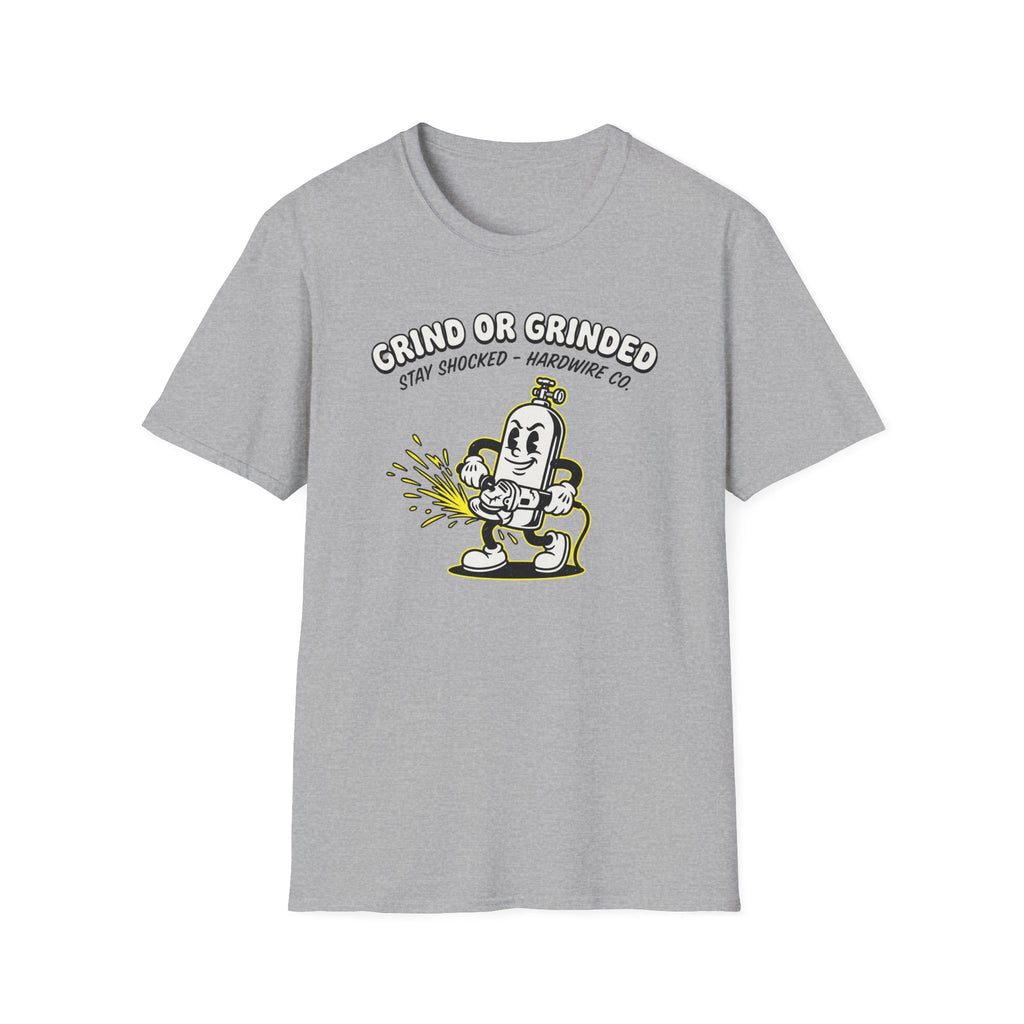 Grind Or Grinded Stay Shocked Air Bottle T-Shirt