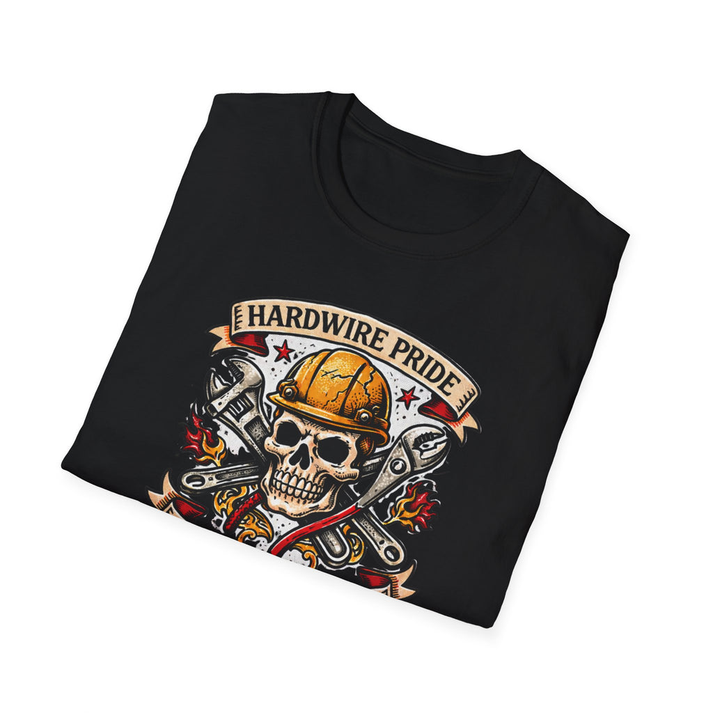 Hardwire Pride Built The World Skully II T-Shirt