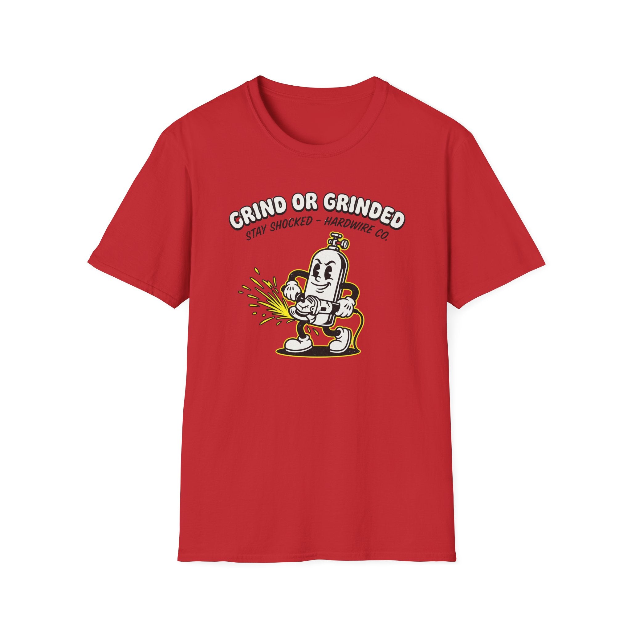 Grind Or Grinded Stay Shocked Air Bottle T-Shirt