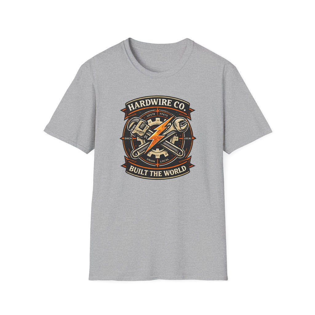 Hardwire Co. Built The World Union UF676 T-Shirt