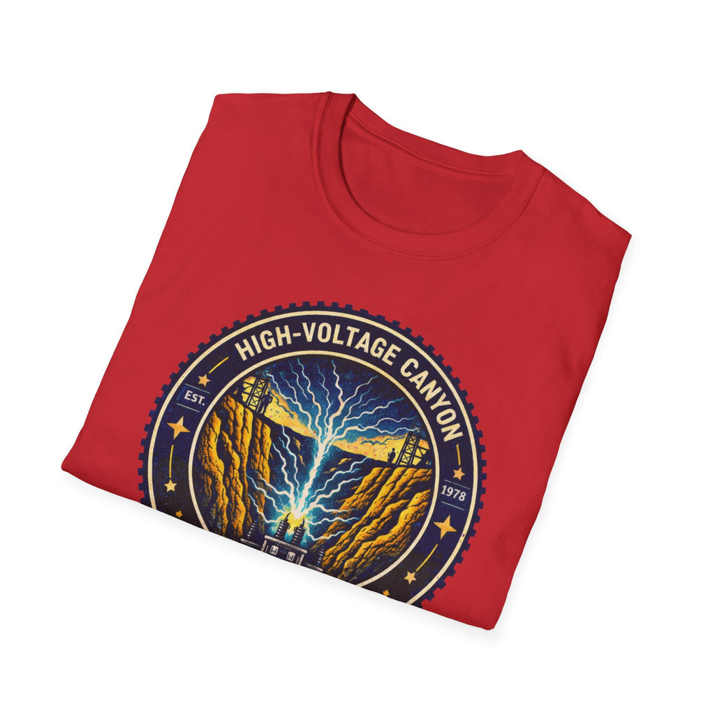 High Volgage Canyon Lineman Approved Black T-Shirt
