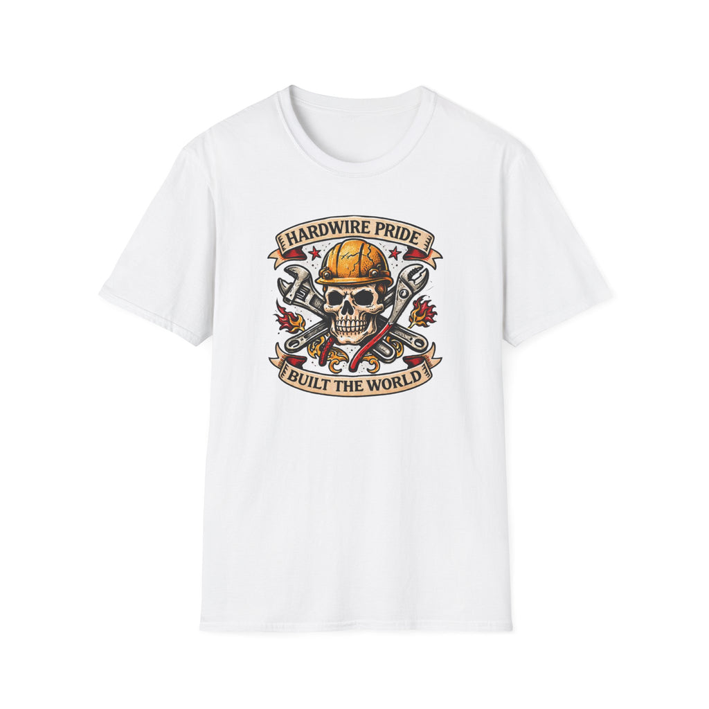Hardwire Pride Built The World Skully II T-Shirt