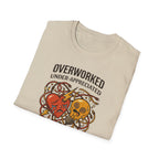 Overworked & Under-Appreciated Heart And Lightbulb I T-Shirt