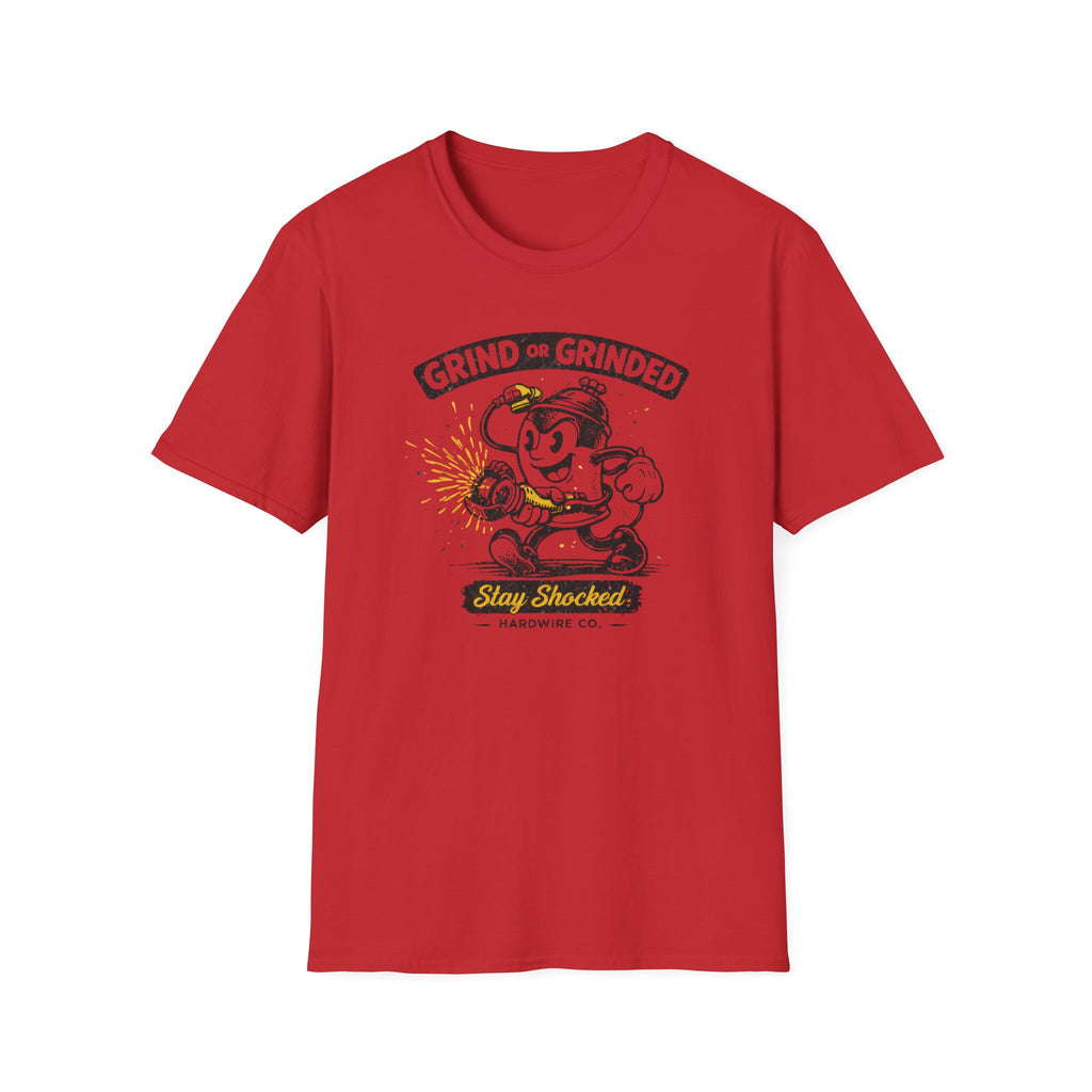 Grind Or Grinded Stay Shocked Spray Can T-Shirt