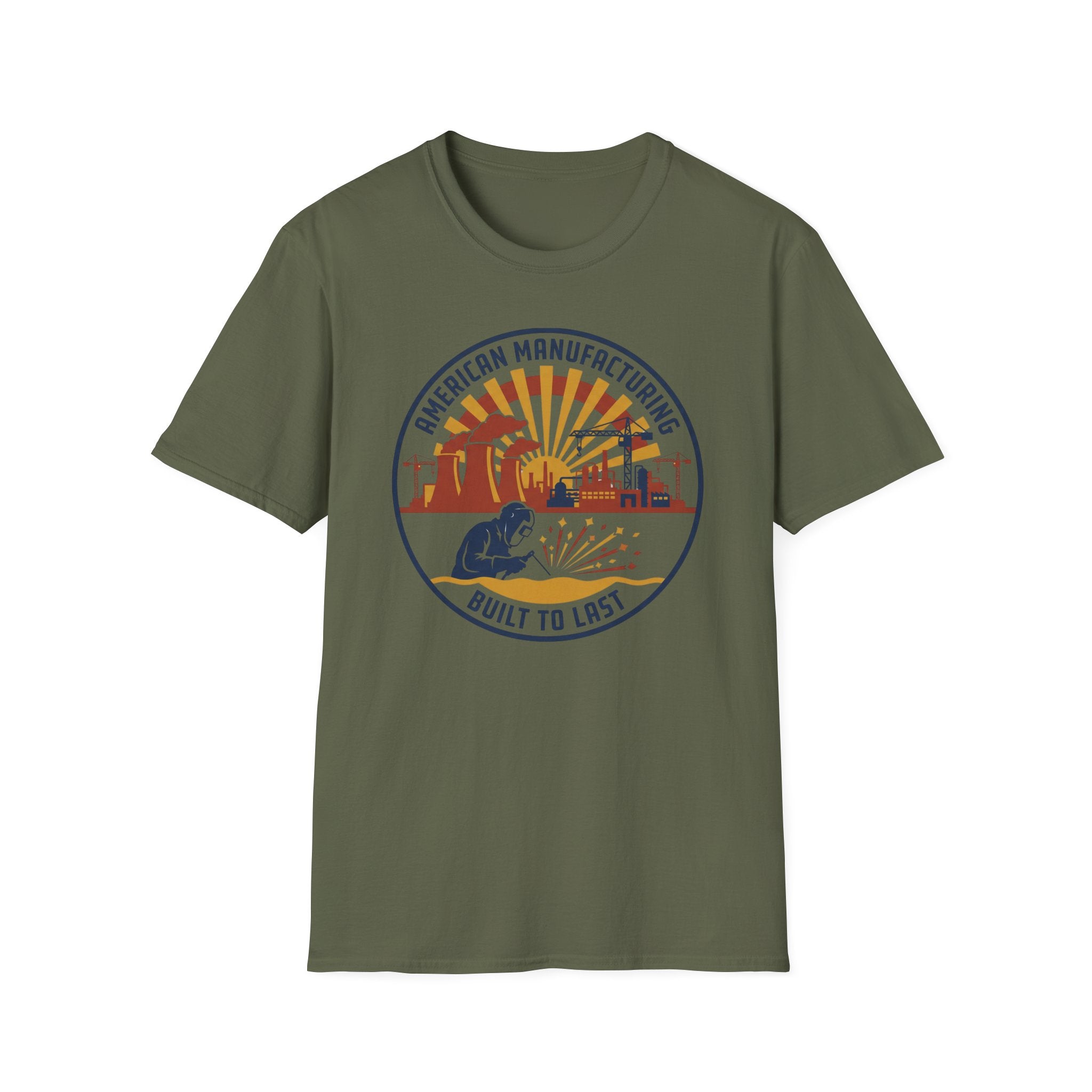 American Manufacturing Built To Last T-Shirt