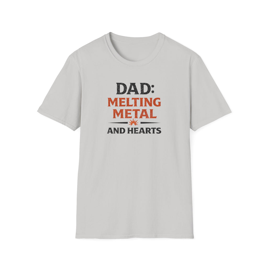 Dad Melting Metal And Hearts T-Shirt
