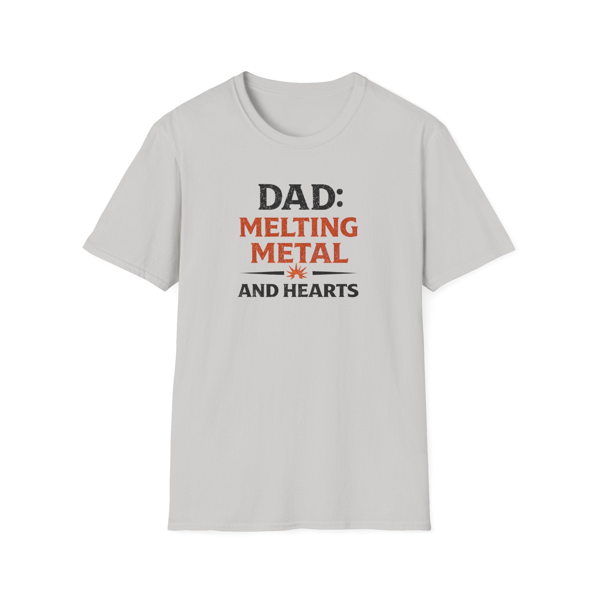 Dad Melting Metal And Hearts T-Shirt