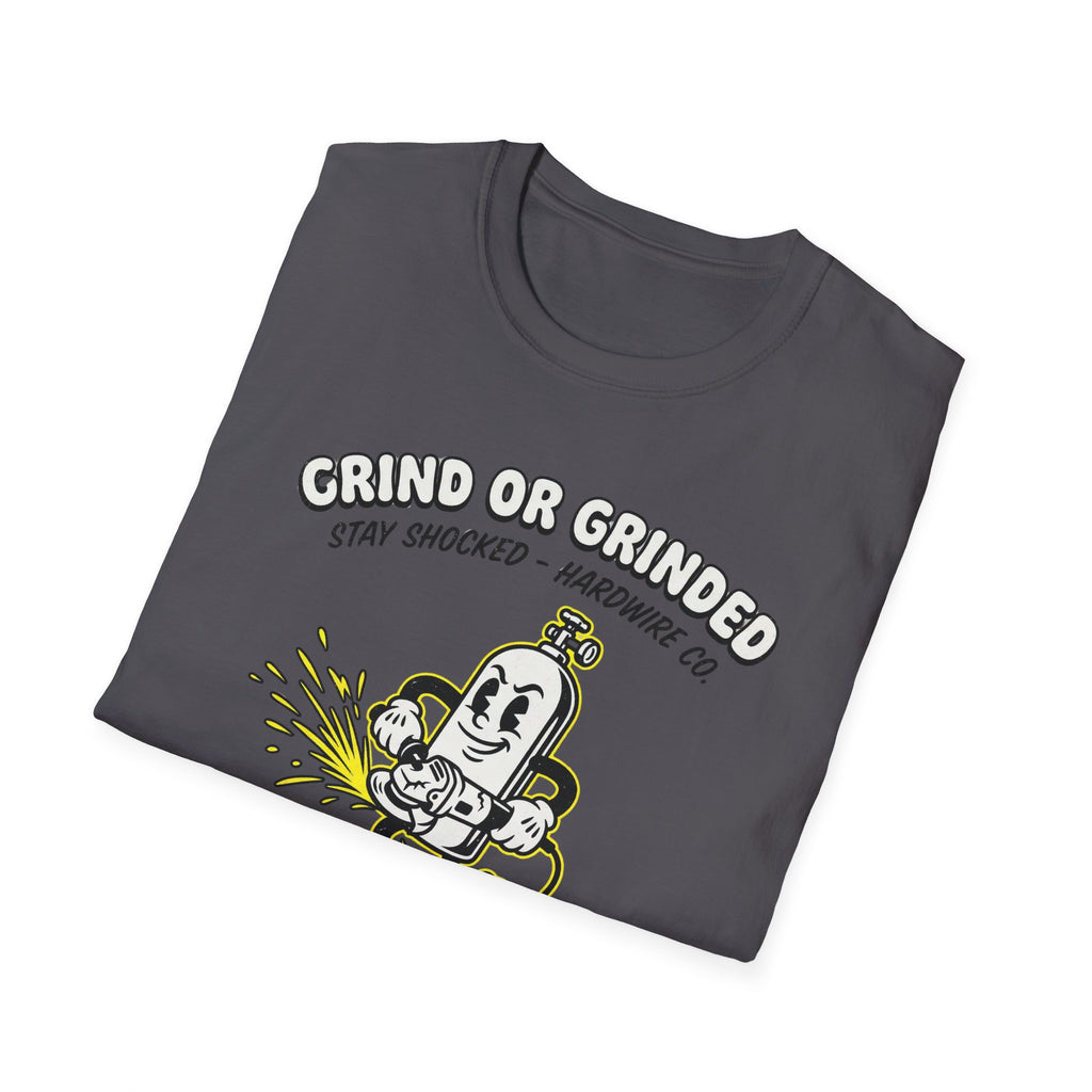 Grind Or Grinded Stay Shocked Air Bottle T-Shirt