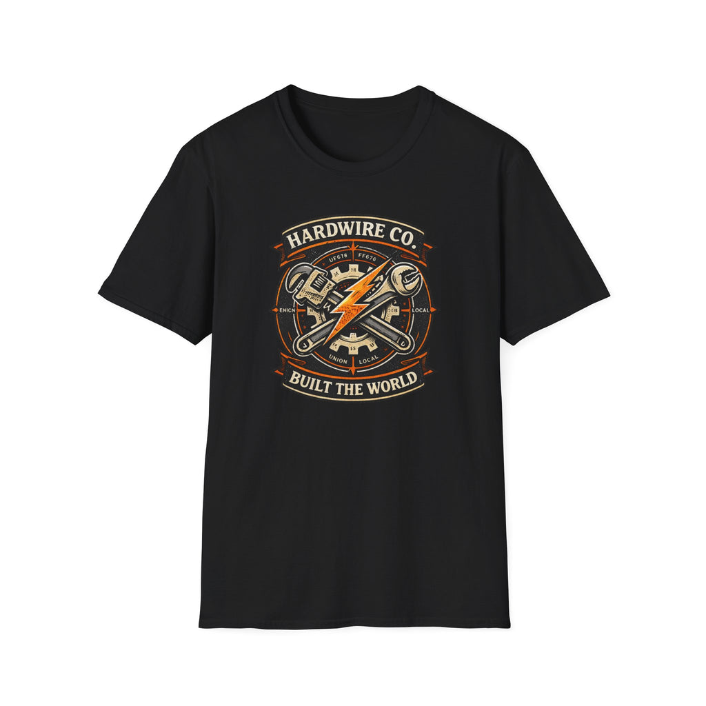 Hardwire Co. Built The World Union UF676 T-Shirt