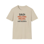 Dad Melting Metal And Hearts T-Shirt