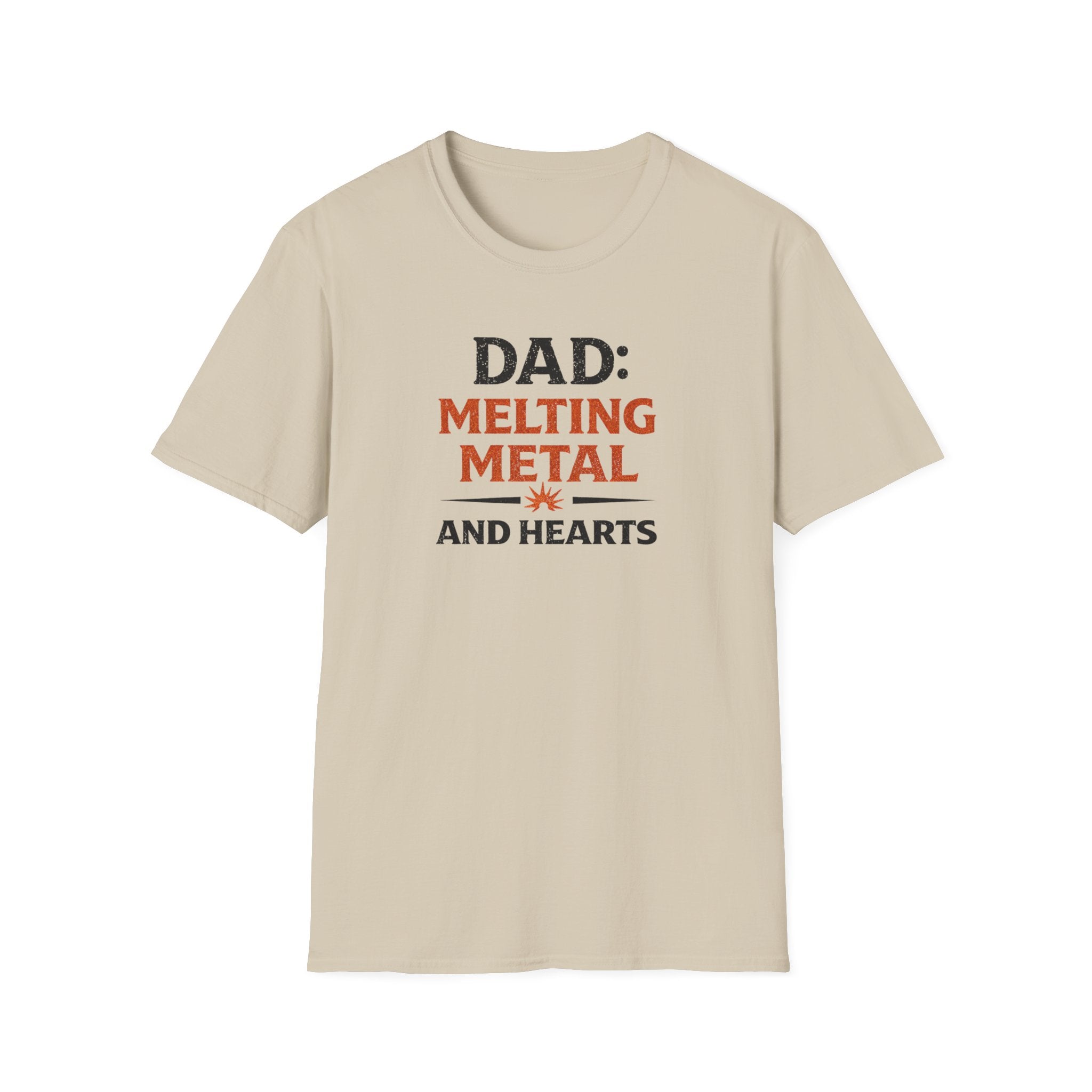 Dad Melting Metal And Hearts T-Shirt