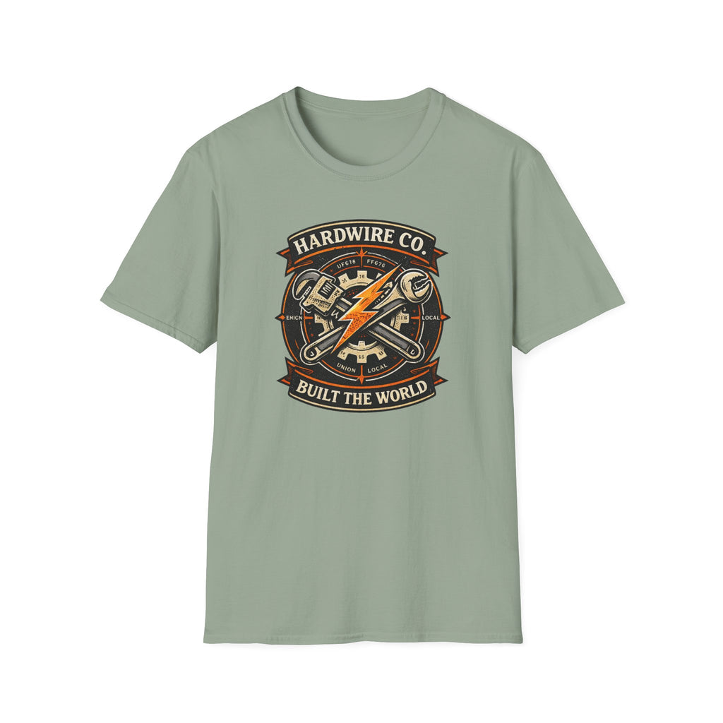 Hardwire Co. Built The World Union UF676 T-Shirt