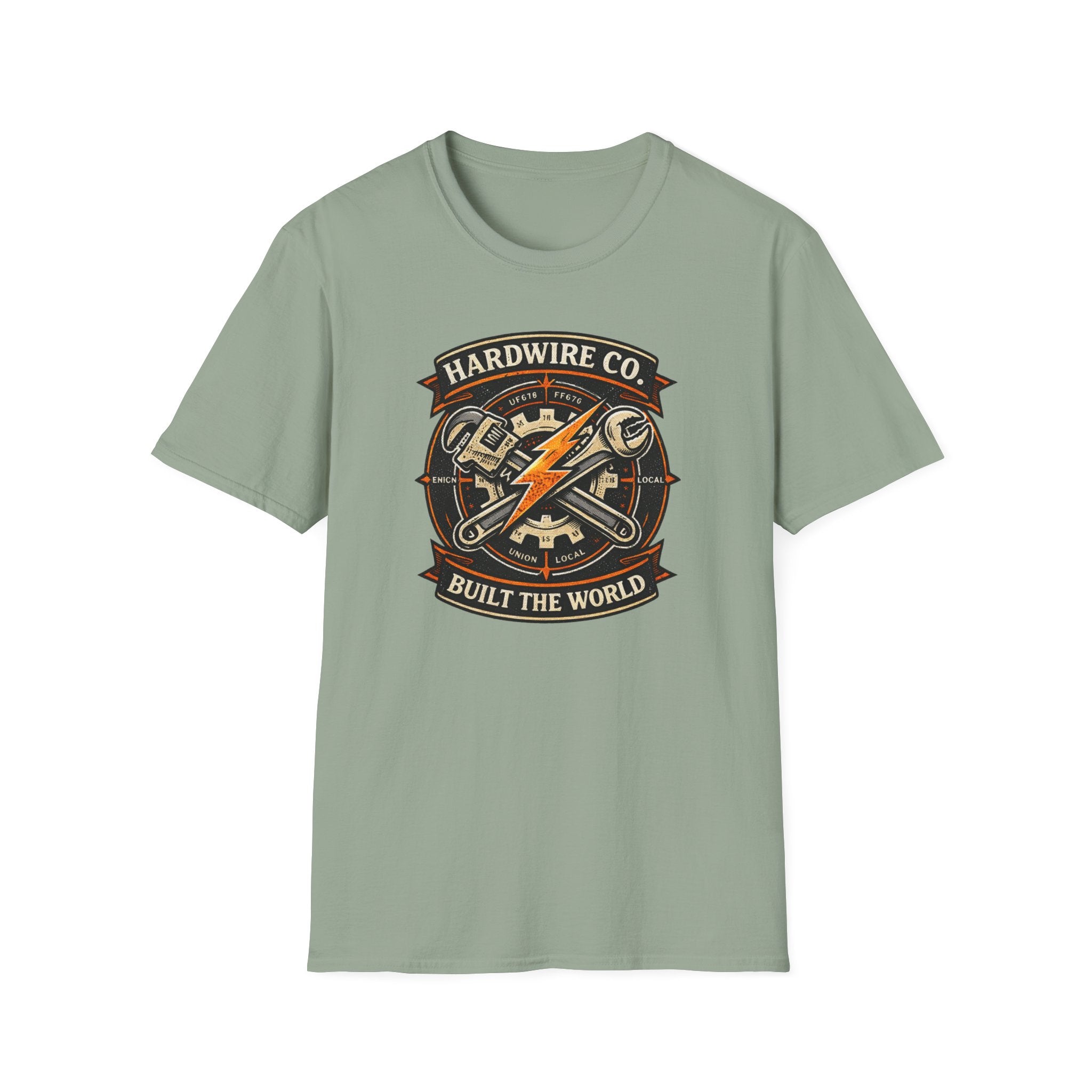 Hardwire Co. Built The World Union UF676 T-Shirt