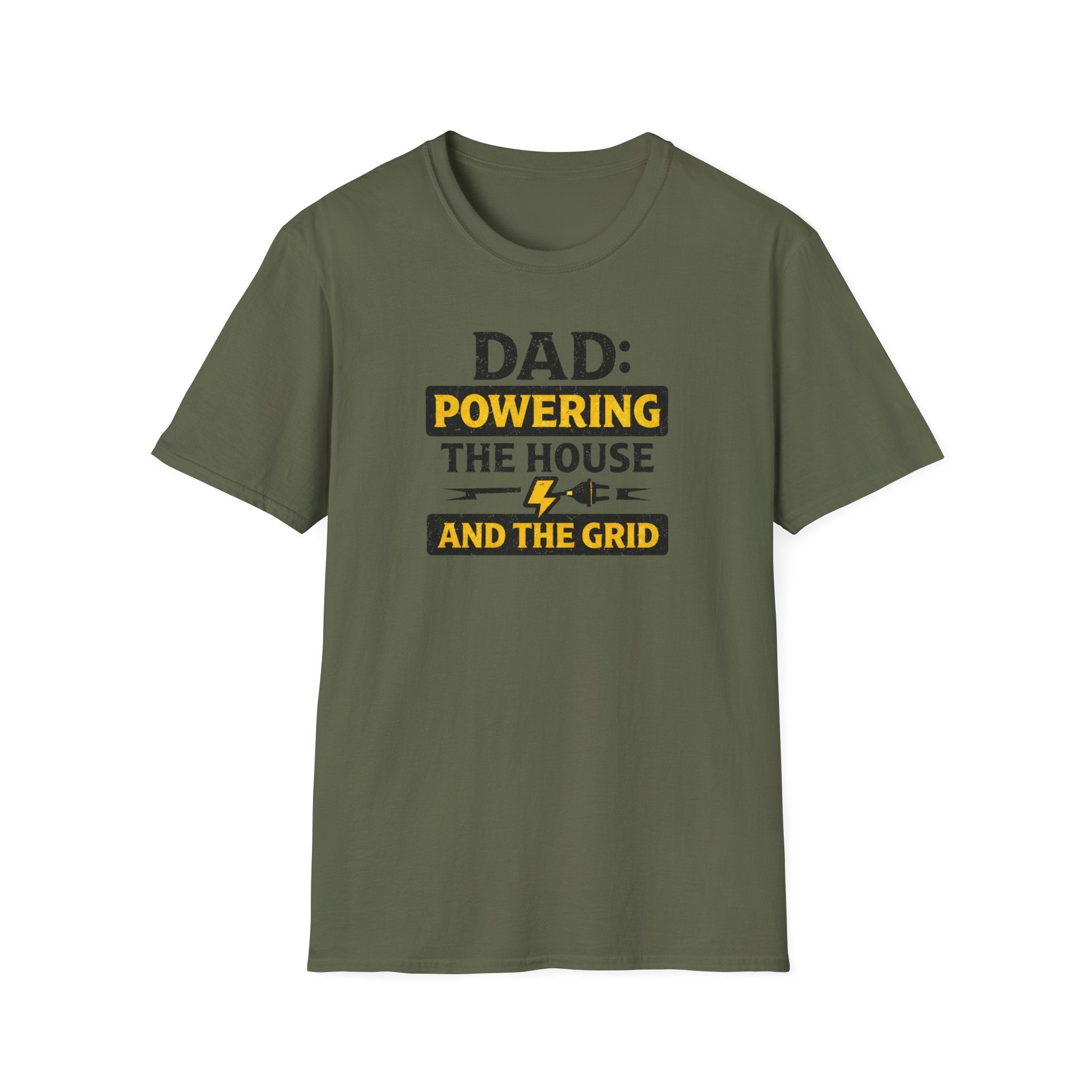 Dad Powering The House And The Grid T-Shirt