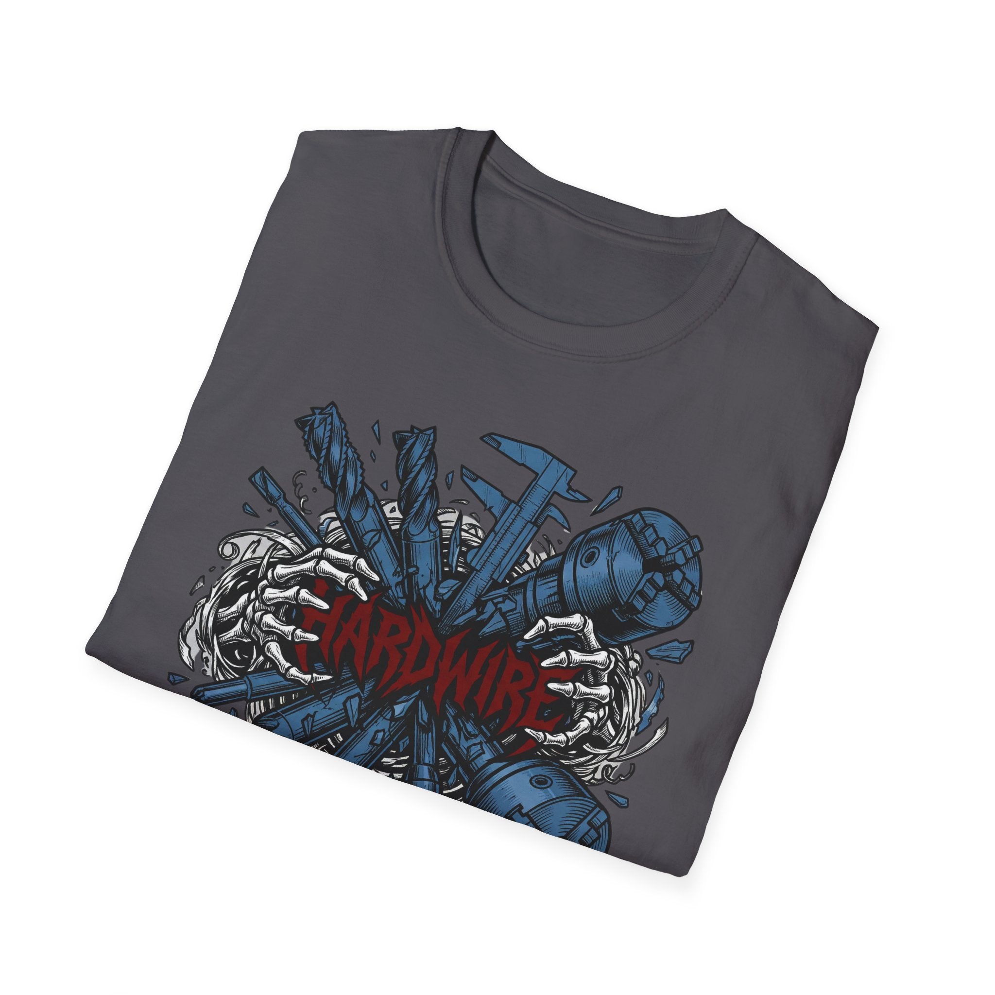 Hardwire Skeleton Hands Machining T-Shirt