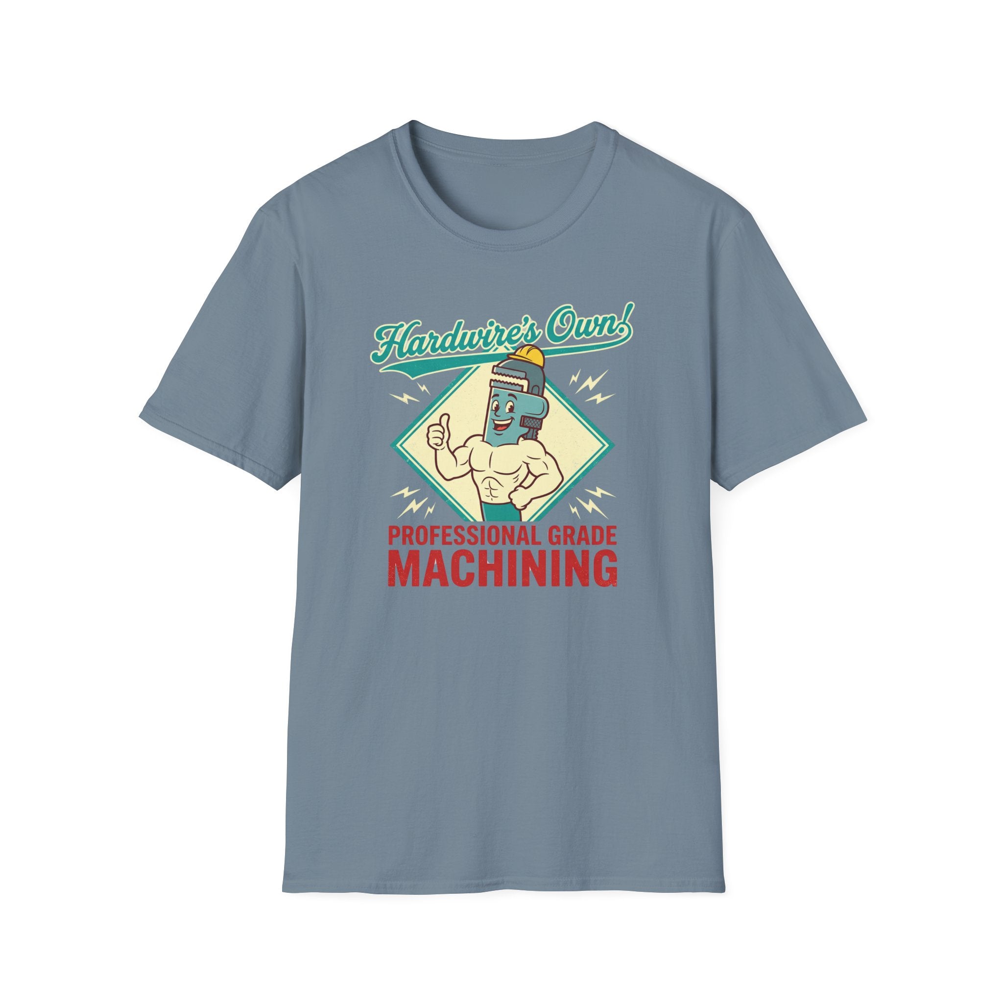 Hardwire's Own Professional Grade Machining Muscle Wrench T-Shirt